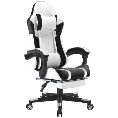 Couleur personnalisée Video haut dos Ergonomie de course de type métallique PC Chaise de jeu avec repose-pieds