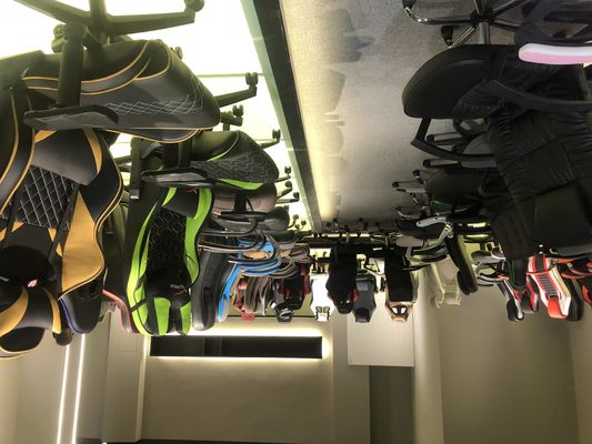Poids maximal de 300 livres Chaise de jeu à dos haut avec repose-pieds et fonction de fauteuil