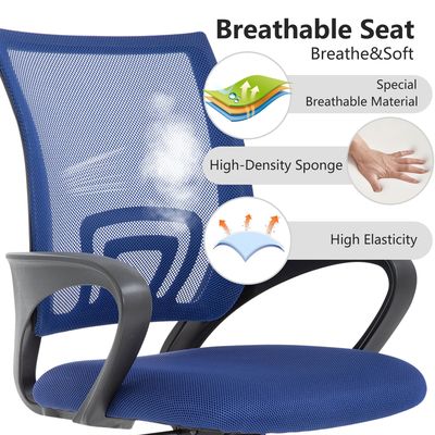 ALINUNU Chaise réglable à rouleaux pivotants exécutifs avec logo et emballage de courrier personnalisables