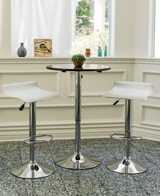 Des tabourets à barres pivotantes modernes réglables en hauteur pour chaises domestiques en cuir PU