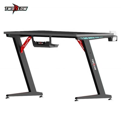 Bureau d'ordinateur Excellente table de jeu réglable en métal pour meubles de bureau commerciaux