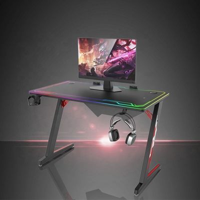 Bureau d'ordinateur Excellente table de jeu réglable en métal pour meubles de bureau commerciaux