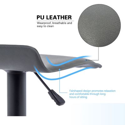Généraux Tabourets à bar à rotation moderne en cuir PU Tabourets à bar à transport aérien pour meubles commerciaux
