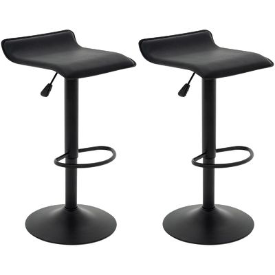 Couleur personnalisée ALINUNU Tabourets pivotants en cuir PU Chaise de bar pour salle à manger
