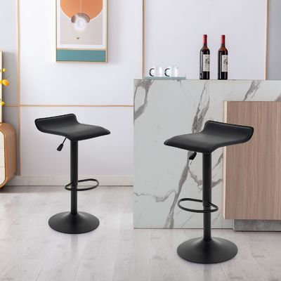 Couleur personnalisée ALINUNU Tabourets pivotants en cuir PU Chaise de bar pour salle à manger