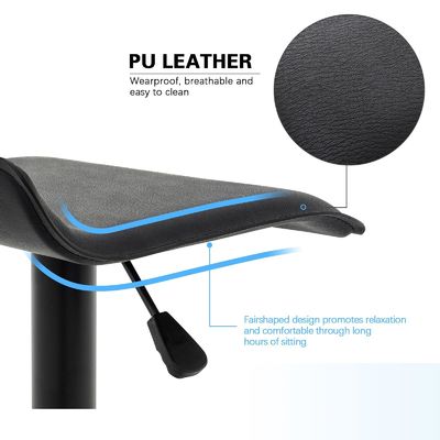 Couleur personnalisée ALINUNU Tabourets pivotants en cuir PU Chaise de bar pour salle à manger