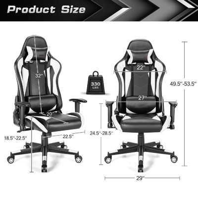 ALINUNU personnalisable laboratoire secret ergonomie chaise de jeu vidéo de course Le style parfait