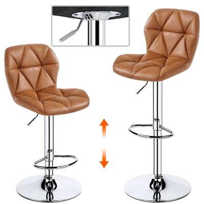 Des tabourets à bar en cuir en PU modernes pour les meubles de bar.