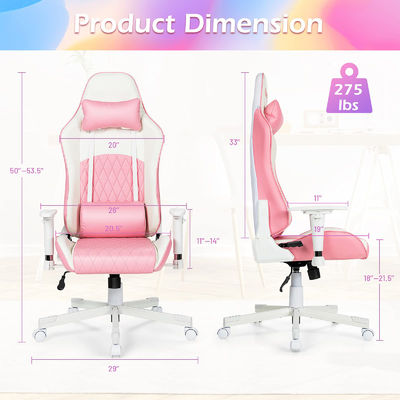 Couleur personnalisable ALINUNU Laboratoire secret chaise de jeu de course ergonomic 29 &quot;D x 29&quot;W x 49,5 &quot;H