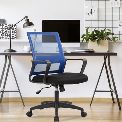 Chaise de bureau en treillis pivotant ergonomique de couleur personnalisée avec type et conception en métal de fer