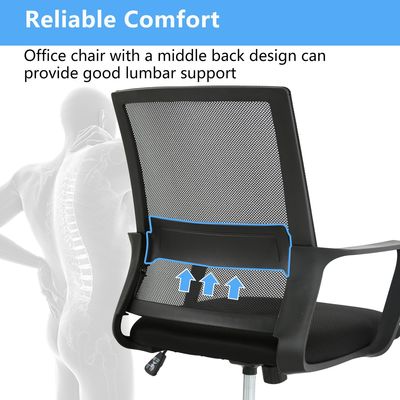 ALINUNU Chaise de bureau d'ordinateur en treillis ergonomique