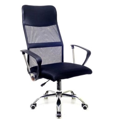 Espace de travail moderne Chaise de bureau pivotante avec cadre en acier inoxydable et couleur personnalisée