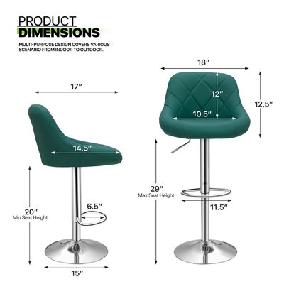 Chaise haute avec hauteur réglable