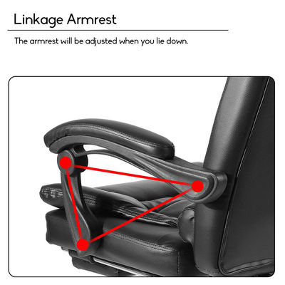 Home Office Emballage du courrier Y cuir Executive Swivel avec repose-pieds par ALINUNU