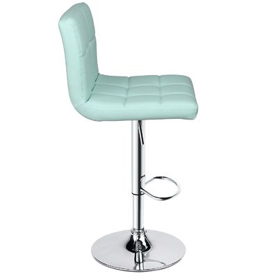 Meubles de bar Tabouret de bar pivotant réglable avec siège arrière Matériau de type faux cuir