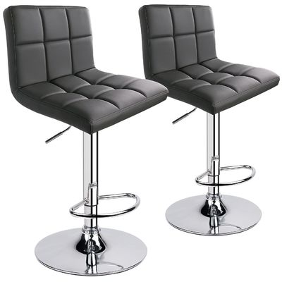 Tabouret de barre pivotant réglable avec dos ALINUNU Meubles commerciaux de design moderne