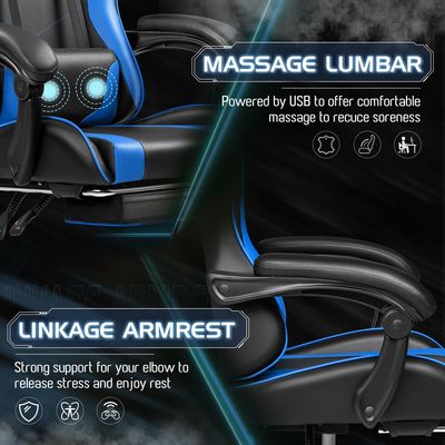 Améliorez votre salle de jeux ou votre salon avec Alinunu Racing Razer Chaise de jeux Meubles de bureau maison de style moderne