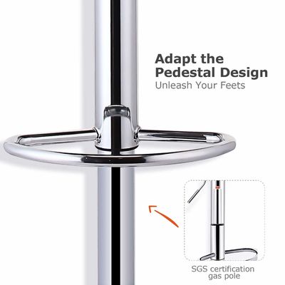 Tabouret de barre pivotant réglable avec dos ALINUNU Meubles commerciaux de design moderne