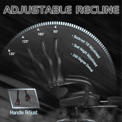 Style Chaise pivotante avec support lombaire ou salle de jeux ALINUNU Custom Racing Razer