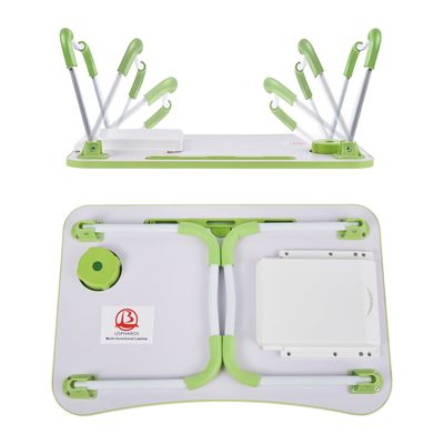 Plateau de lit pliable portable avec porte-gobelets et dimensions du produit 15,7 &quot;D x 23,6&quot; W x 11 &quot;H