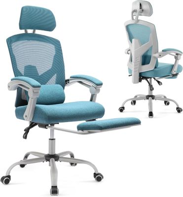 Couleur personnalisée Maillage arrière en roulement Chaises en maille pivotante avec roues Poids de l'article 34,4 livres