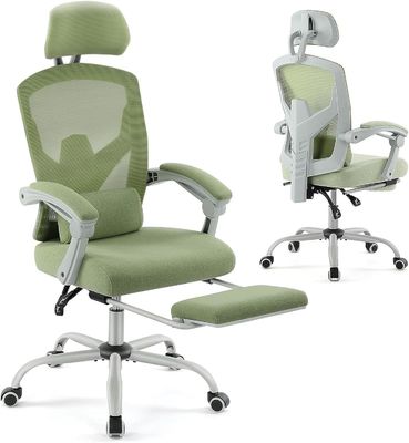 27.56&quot;D x 18.5&quot;W x 47.8&quot;H Chaise pivotante en treillis arrière pour ergonomie de bureau
