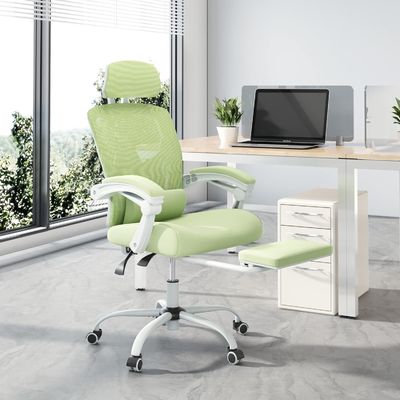 27.56&quot;D x 18.5&quot;W x 47.8&quot;H Chaise pivotante en treillis arrière pour ergonomie de bureau
