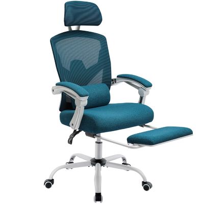Chaise de bureau d'ordinateur de bureau avec hauteur réglable et fonction de roulement pivotant