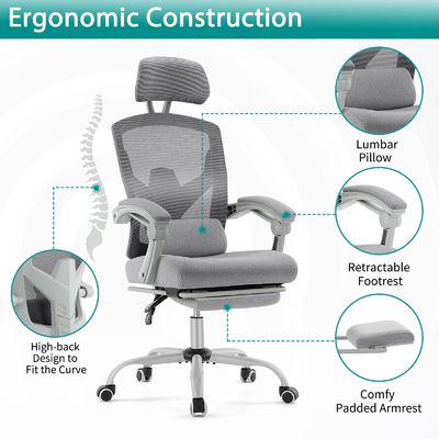 Chaise inclinable pivotante avec hauteur réglable et couleur personnalisée