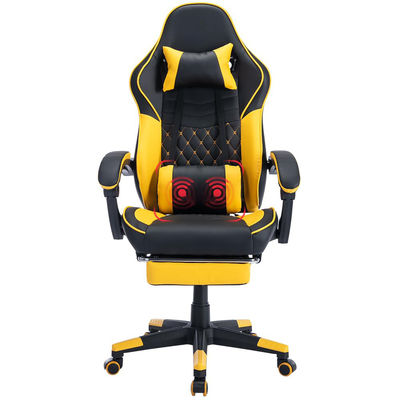 Chaise de jeu de massage en cuir en rotation Conception ergonomique et pivotante nécessitant un siège