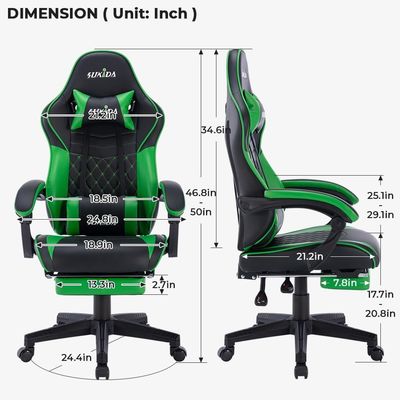 OEM ODM personnaliser moderne Scorpion Chaise de jeu en cuir siège d'ordinateur pivotant ergonomique