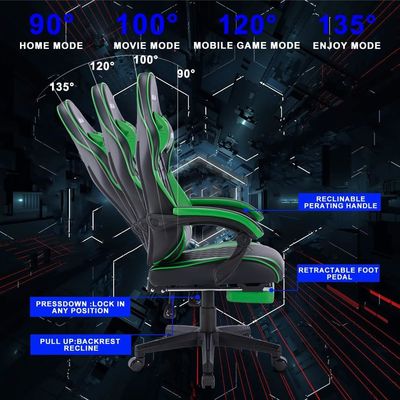 OEM ODM personnaliser moderne Scorpion Chaise de jeu en cuir siège d'ordinateur pivotant ergonomique