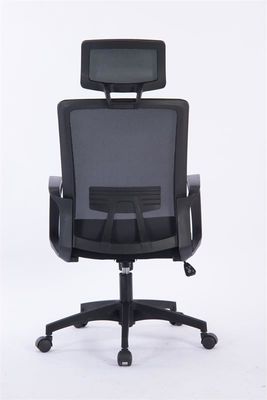 Chaise de bureau en maille de design moderne avec du nylon castor et du matériau respirant