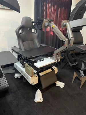 ALINUNU Scorpion Chaise de jeu Assise inclinable Cockpit zéro gravité Tilt Personnaliser le courrier