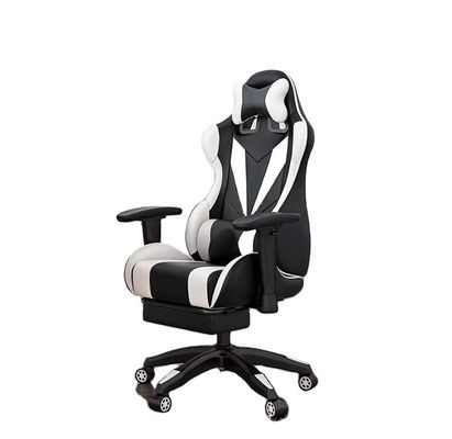 Chaise pivotante ALINUNU PU Chaise de jeu en cuir avec 360 pivotements / réglage de hauteur / recul