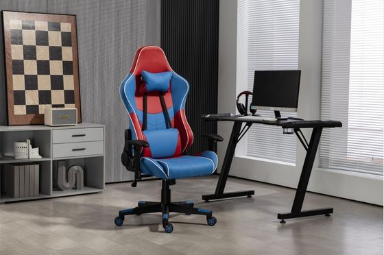 Restez à l'aise pendant de longues séances de jeu avec une chaise de jeu à dos élevé et un repose-pieds