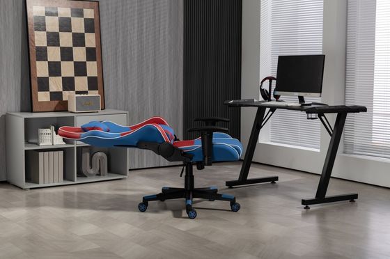 Restez à l'aise pendant de longues séances de jeu avec une chaise de jeu à dos élevé et un repose-pieds