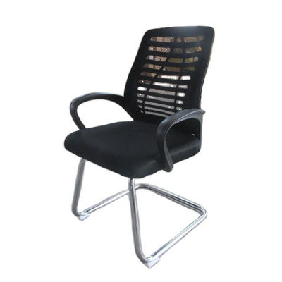 Chaise ergonomique de style moderne à base argentée en maille Chaise de bureau avec hauteur réglable