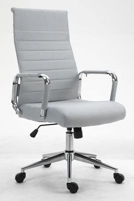Chaise de bureau en maille de cuir brun de style moderne avec support lombaire et emballage du courrier