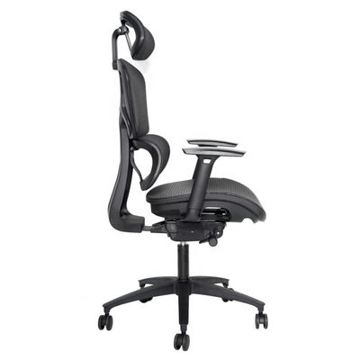 Meubles commerciaux Chaise de bureau ergonomique avec accoudoirs tournants et réglables en 3D