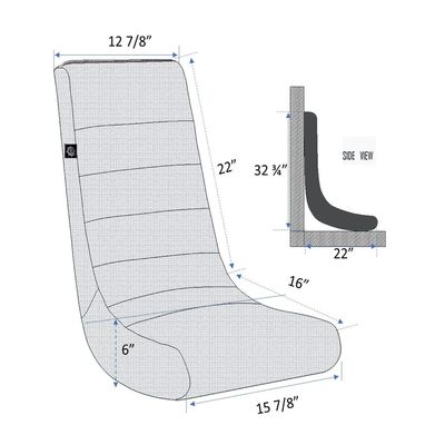 Chaise de jeu à hauteur réglable pour enfants et adolescents