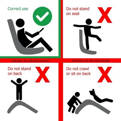Chaise de jeu à hauteur réglable pour enfants et adolescents