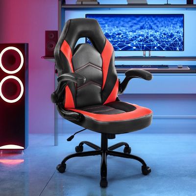 Chaise de jeu informatique ergonomique ALINUNU avec hauteur réglable et couleur personnalisée