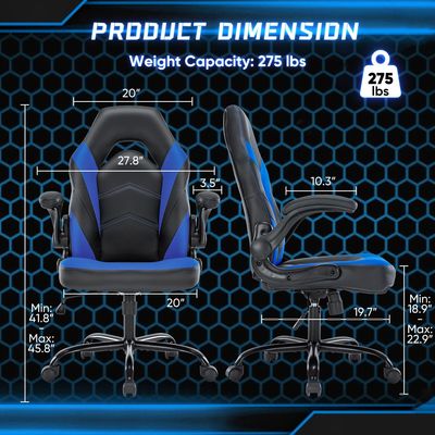 Chaise de jeu pivotante ergonomique OEM pour chaise de jeu vidéo réglable de grande et haute hauteur