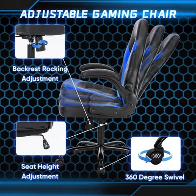 Chaise de jeu pivotante ergonomique OEM pour chaise de jeu vidéo réglable de grande et haute hauteur