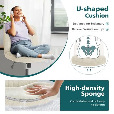 Chaise de salon personnalisée en couleur repose-tête réglable haut dos Chaise de bureau avec bras pliable