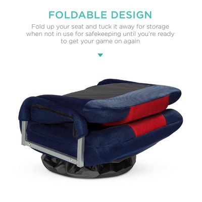 Rocker de plancher polyvalent à 360 degrés de conception moderne et chaise de jeu pivotante ALINUNU