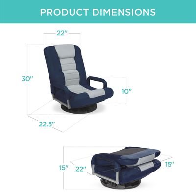 Chaise de jeu pivotante à 360 degrés polyvalente pour regarder la télévision
