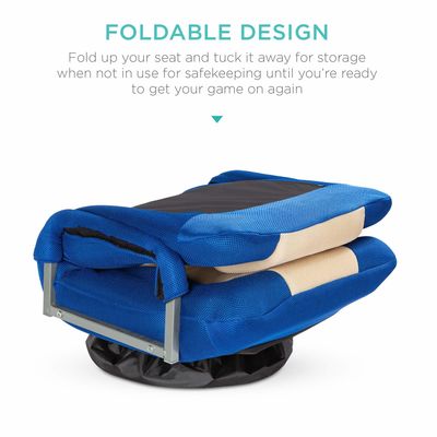 Design moderne ALINUNU Chaise de jeu pivotante pour télévision 360 degrés Rocker de plancher polyvalent