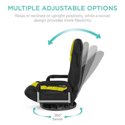 Chaise de jeu pivotante à 360 degrés Rocker de chaise de plancher polyvalent pour télévision couleur personnalisée